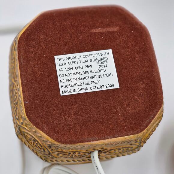 SCENTSY Retired Cozy Terra Cotta Deluxe Full Size Wax Warmer - Picture 6 of 7